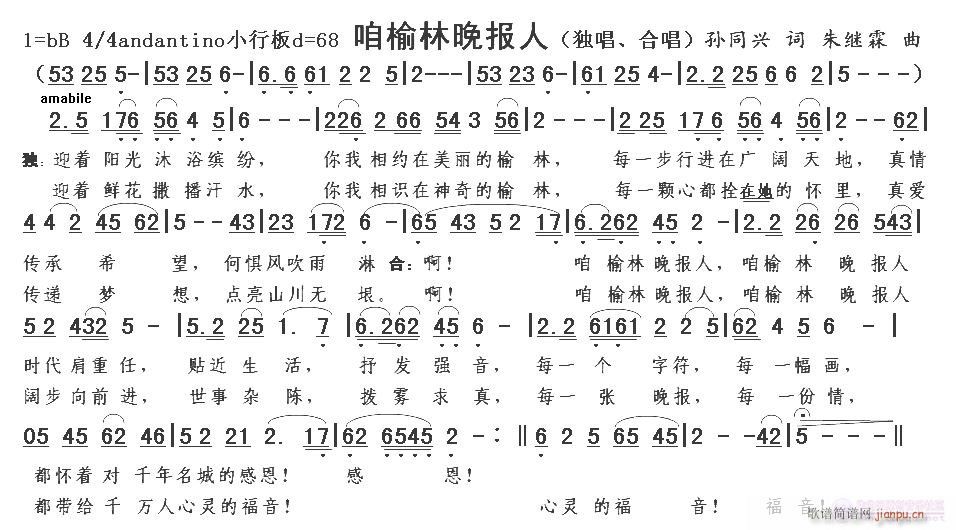 节奏改词作  西北风-【咱榆林晚报人】孙同兴 《西北风-【咱榆林晚报人】孙同兴 词 节奏 改词 作曲》简谱