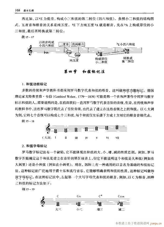 未知 《音乐基本理论161-200》简谱