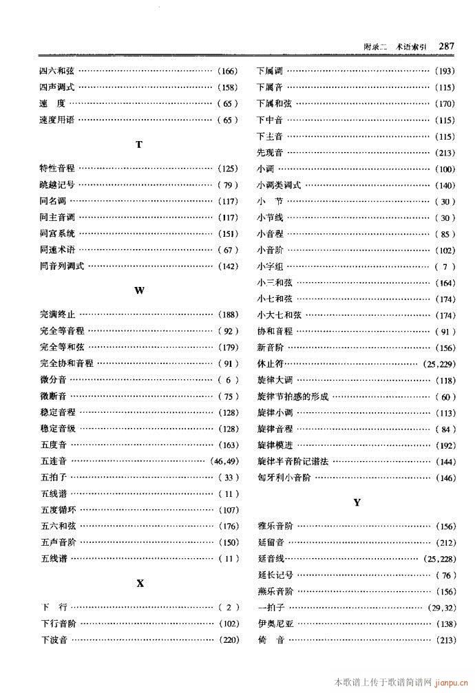 未知 《音乐基本理论241-289》简谱