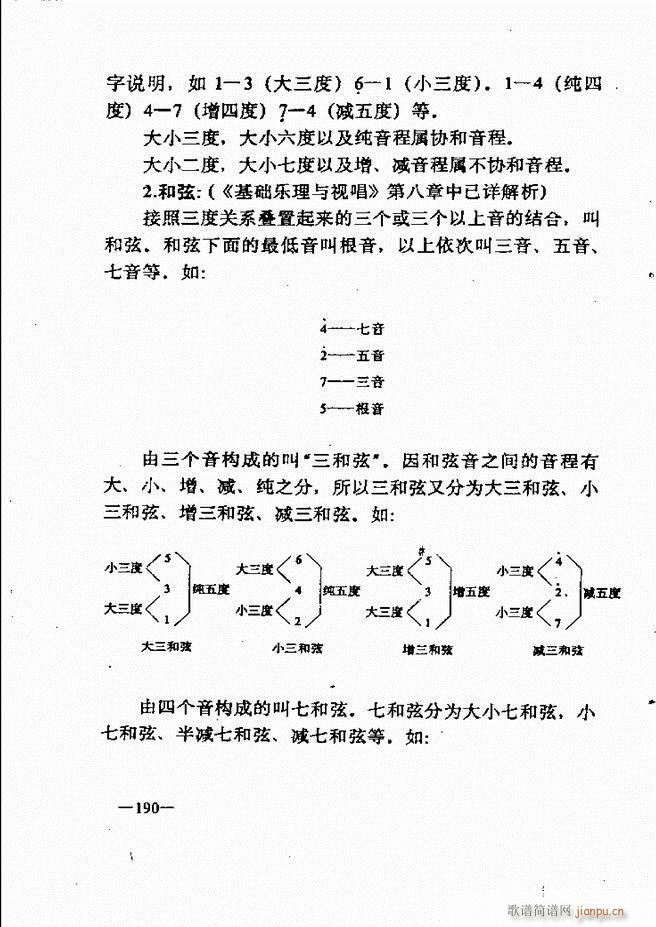 未知 《音乐简明教程181-257》简谱