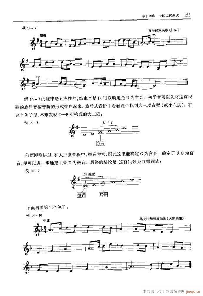 未知 《音乐基本理论121-160》简谱