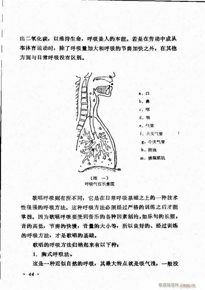 未知 《声乐教程 目录前言1-60》简谱