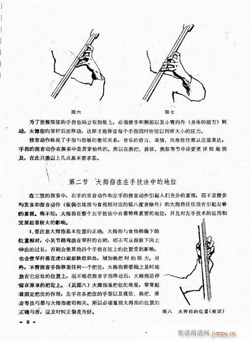 未知 《三弦演奏艺术1-20目录前言》简谱