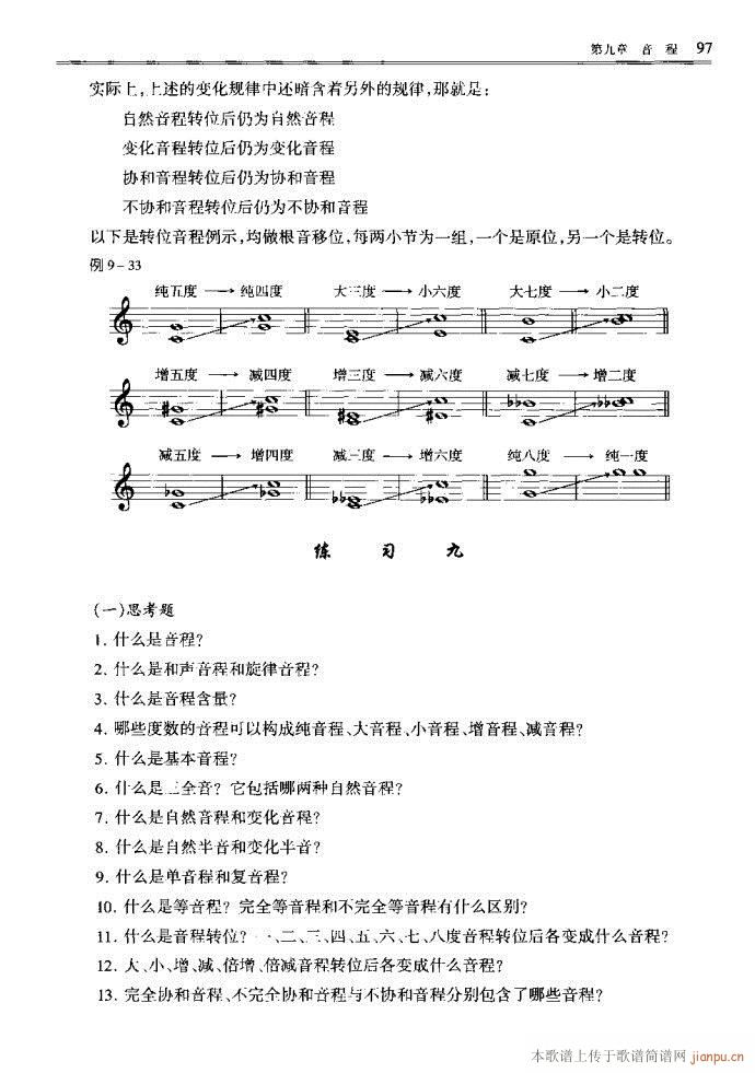 未知 《音乐基本理论81-120》简谱