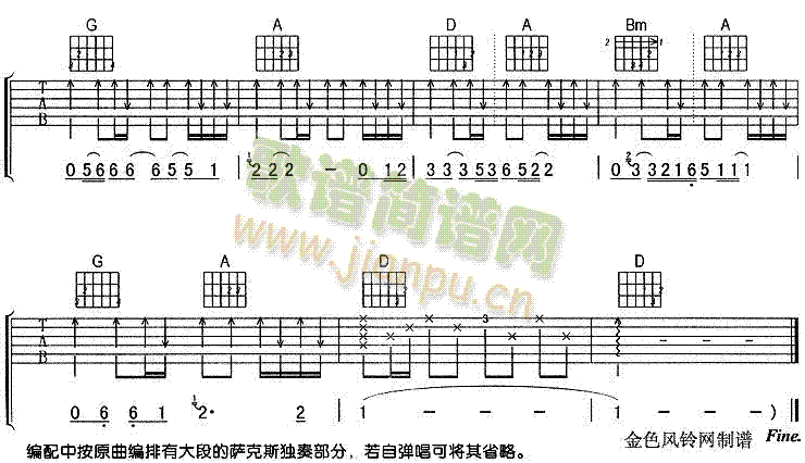 未知 《因为寂寞》简谱