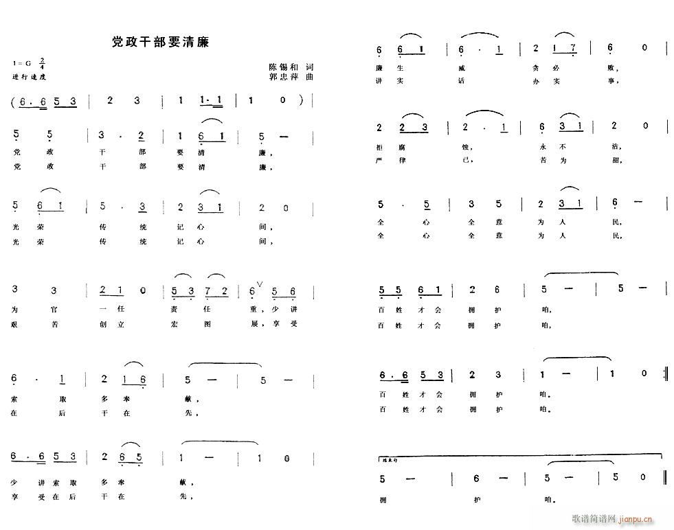 郭忠萍  修改2稿陈锡和 《修改2稿陈锡和词 郭忠萍曲 酷酷深蓝编》简谱