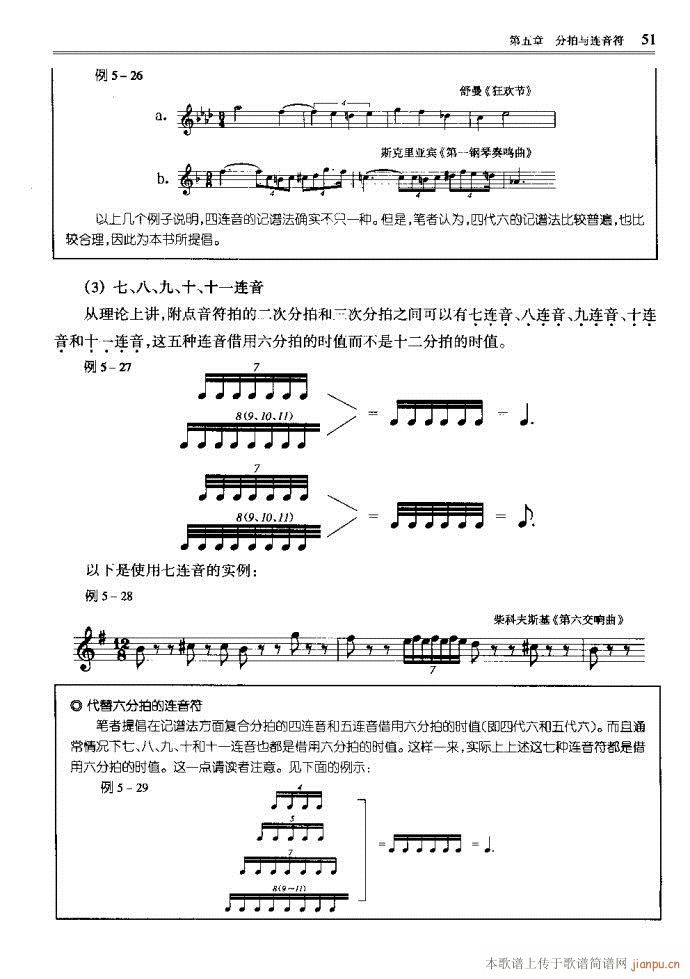 未知 《音乐基本理论41-80》简谱