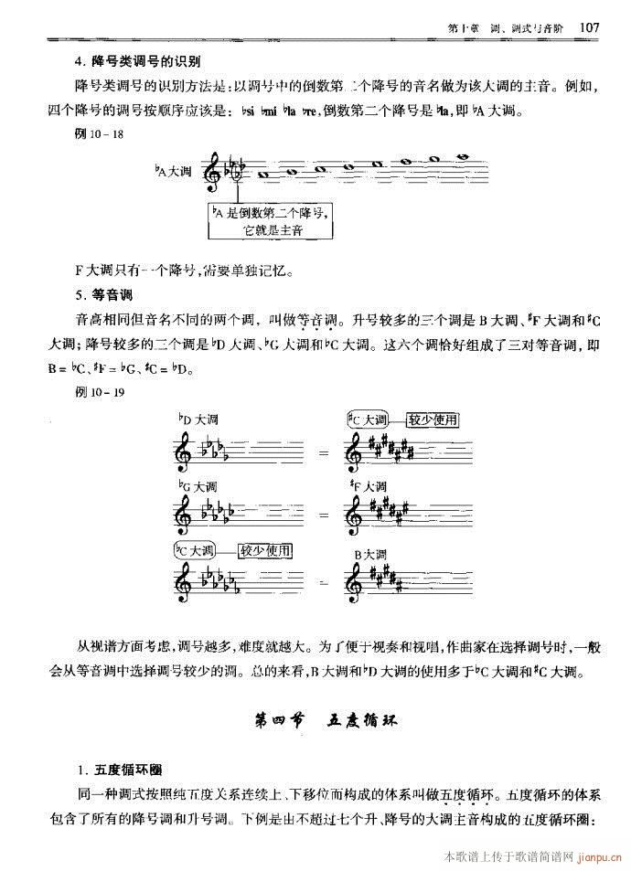 未知 《音乐基本理论81-120》简谱