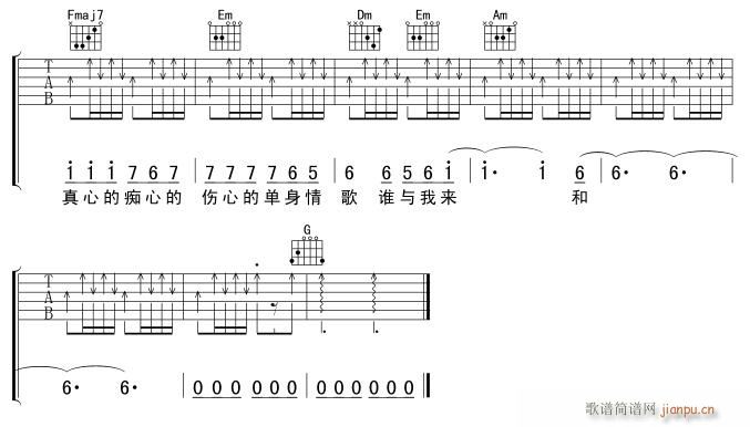 林志炫   发布: 2005-6-29 ?? 网评:  (19票) 《单身情歌-版本二》简谱