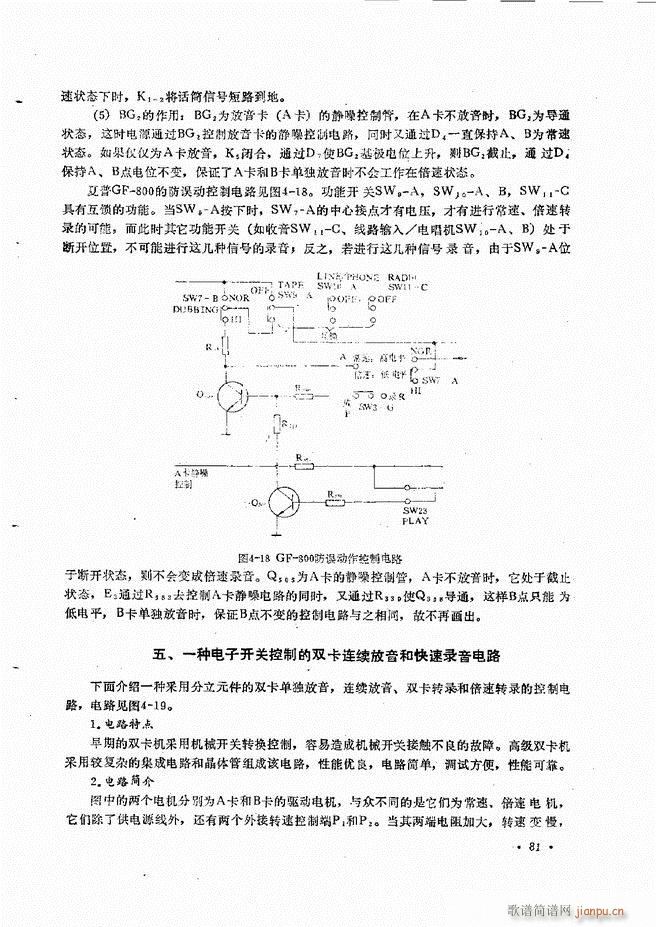 未知 《音响设备原理与维修61-120》简谱