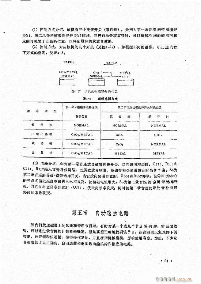 未知 《音响设备原理与维修61-120》简谱