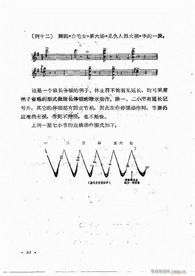 未知 《乐队指挥法 61-120》简谱