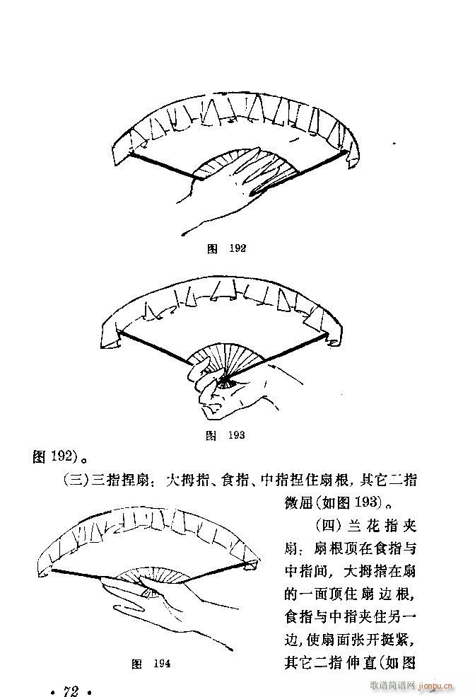 未知 《舞蹈动作选41-80》简谱