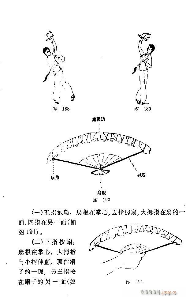 未知 《舞蹈动作选41-80》简谱