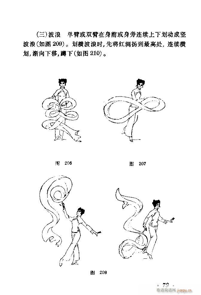 未知 《舞蹈动作选41-80》简谱