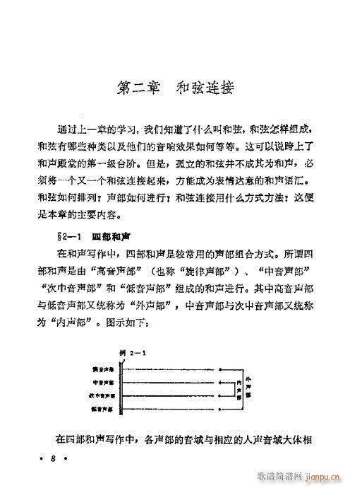 未知 《和声学基础教程1-20》简谱