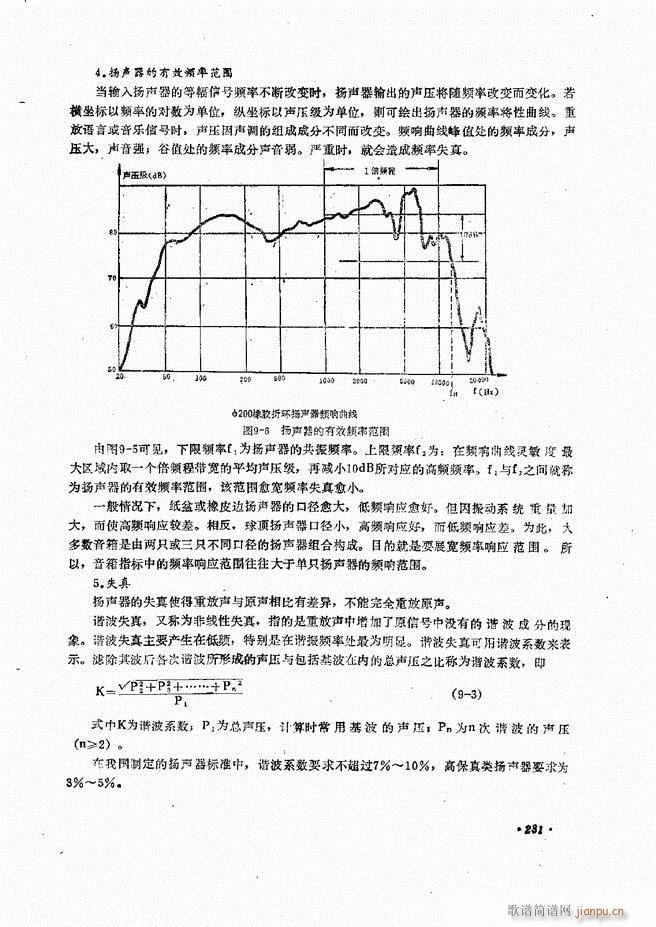 未知 《音响设备原理与维修181-240》简谱