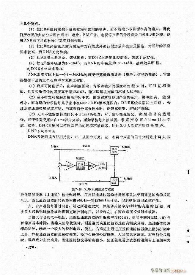 未知 《音响设备原理与维修121-180》简谱