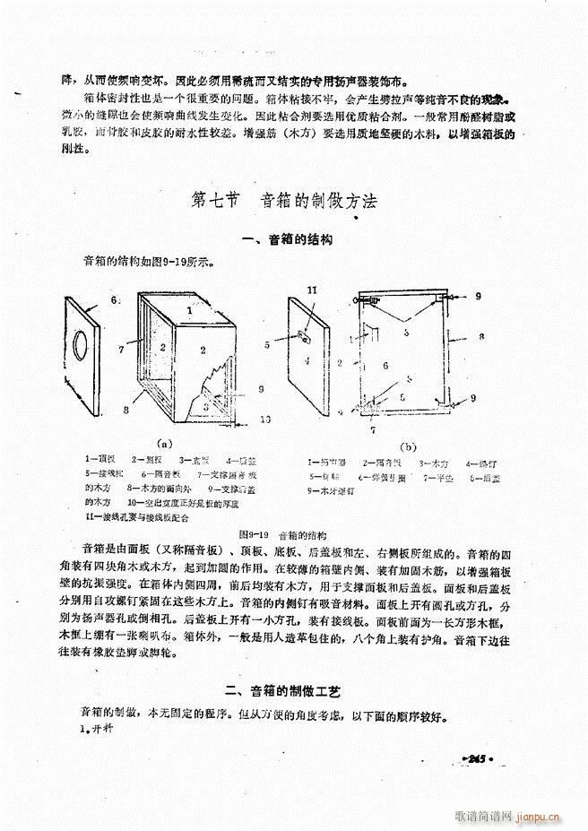 未知 《音响设备原理与维修241-305》简谱