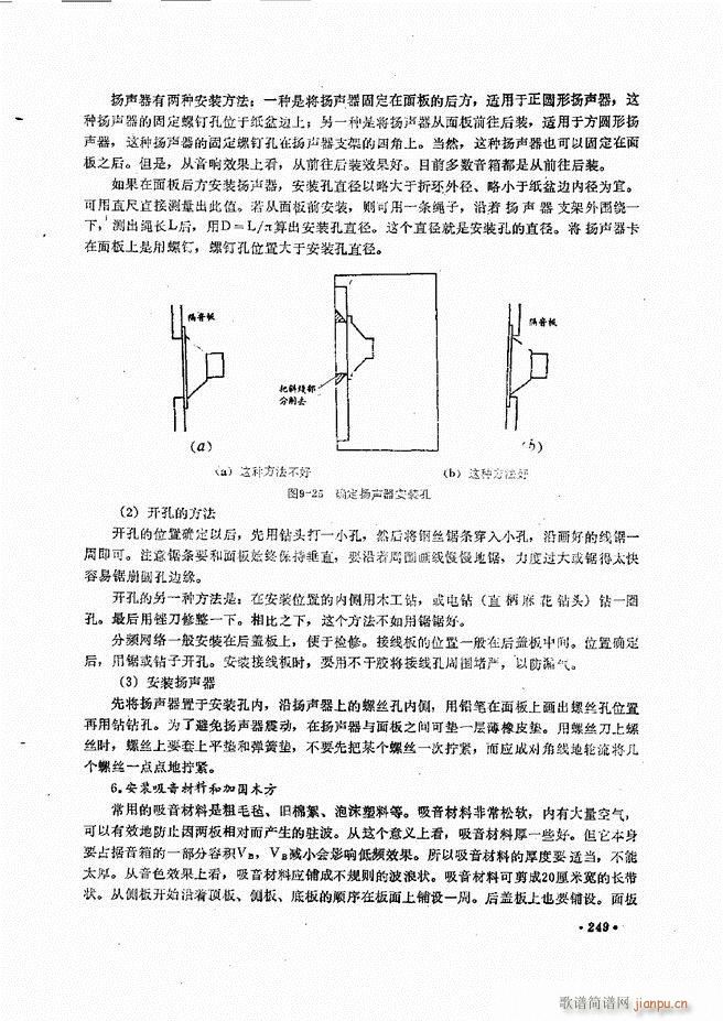 未知 《音响设备原理与维修241-305》简谱