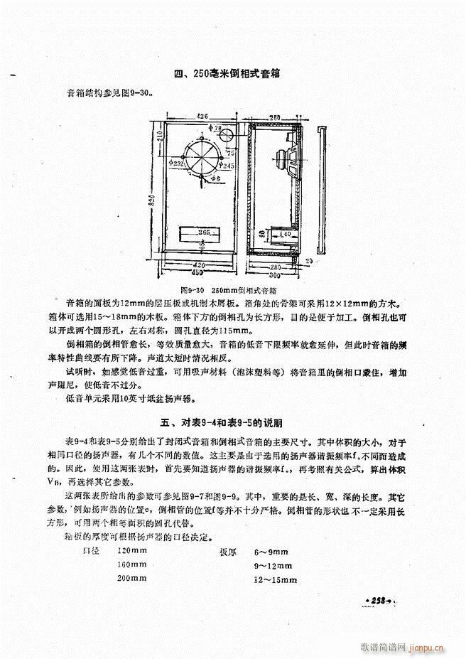 未知 《音响设备原理与维修241-305》简谱