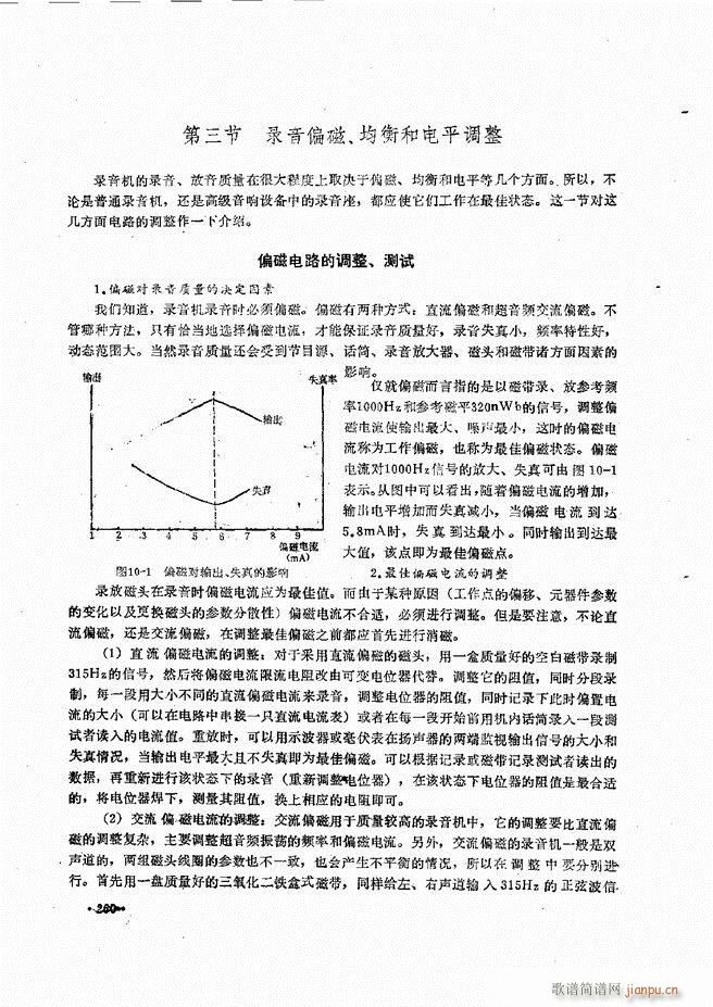 未知 《音响设备原理与维修241-305》简谱