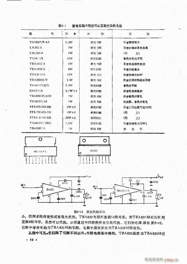 未知 《音响设备原理与维修目录 1-60》简谱