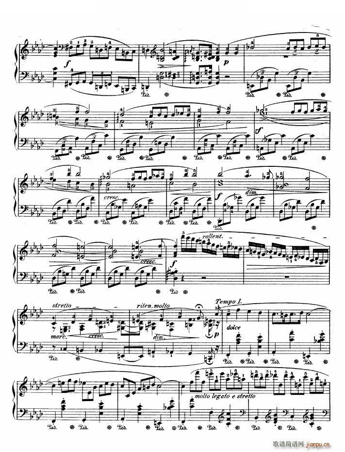 肖邦 chopin 《夜曲No 15 - OP 55-1 OP 55-1 - -》简谱