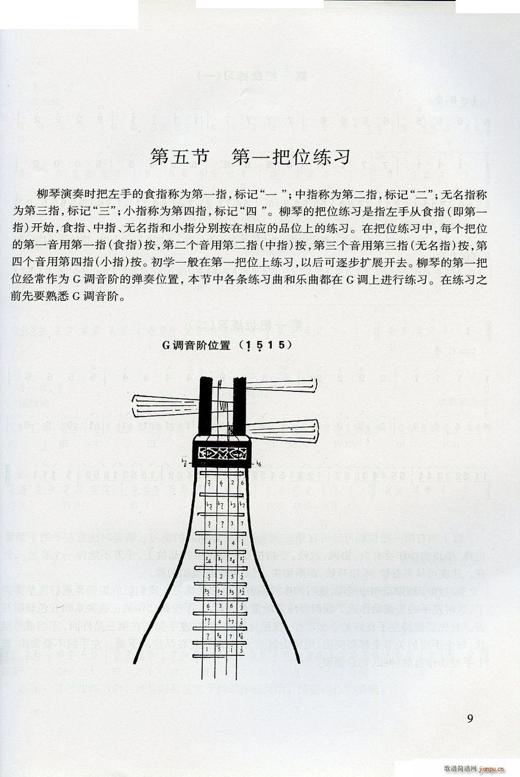 未知 《青少年学柳琴》简谱