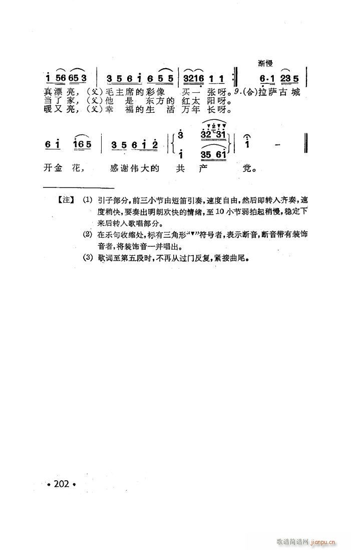 张新民 廖惠清 《逛新城（扫描谱）》简谱