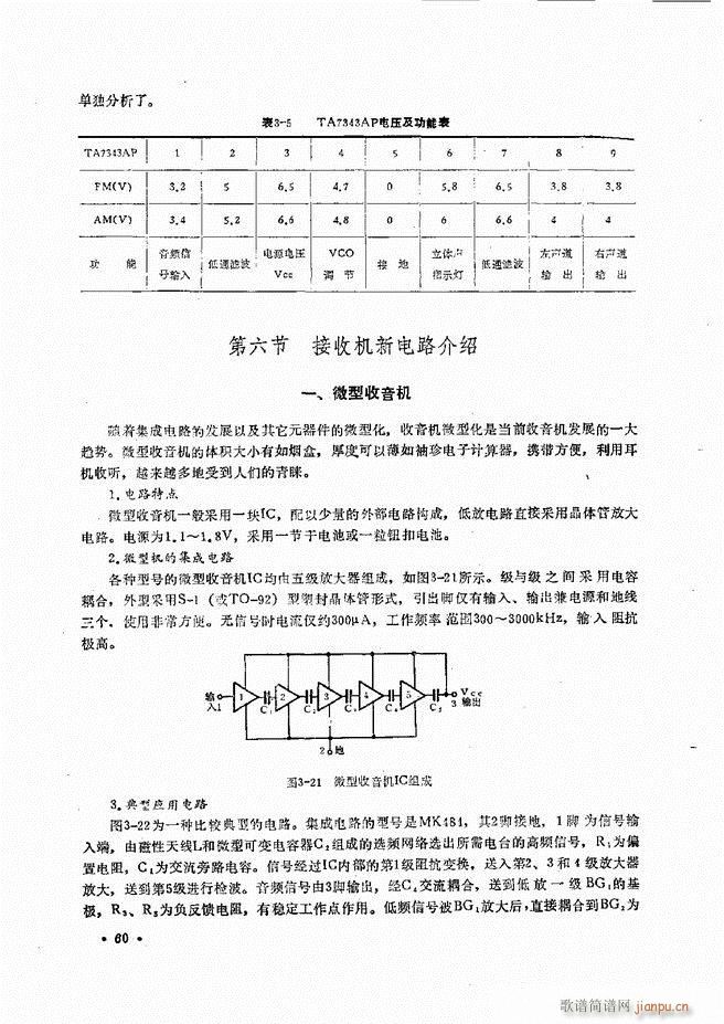 未知 《音响设备原理与维修目录 1-60》简谱