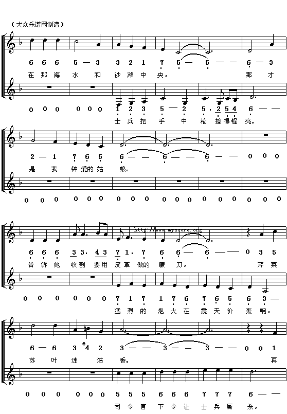 未知 《奥斯卡歌曲：斯卡博勒市场(简线对照)》简谱