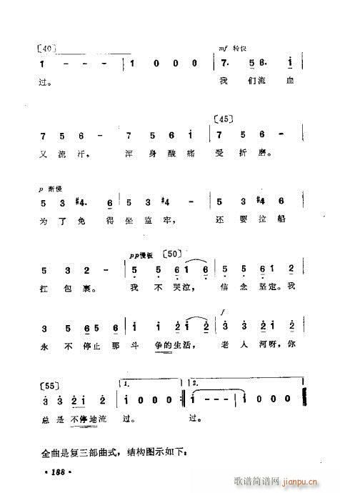 未知 《作曲技巧浅谈181-200》简谱