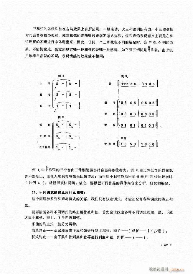 未知 《小型乐队编配b 61-120》简谱