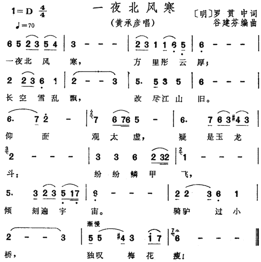 黄承彦 《三国演义》简谱