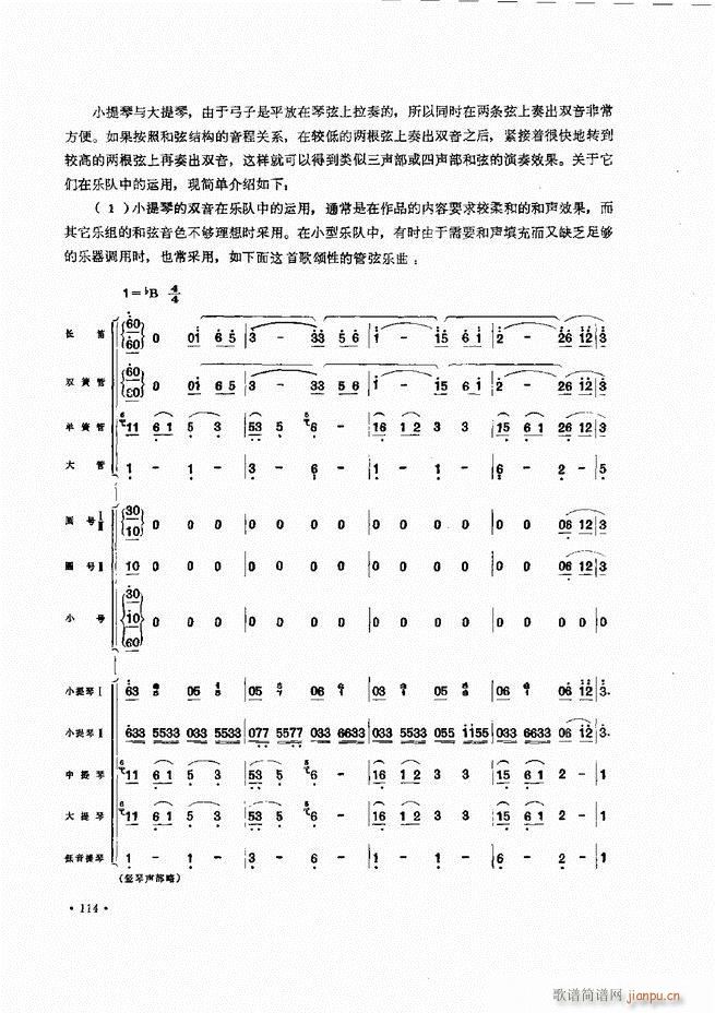 未知 《小型乐队编配b 61-120》简谱