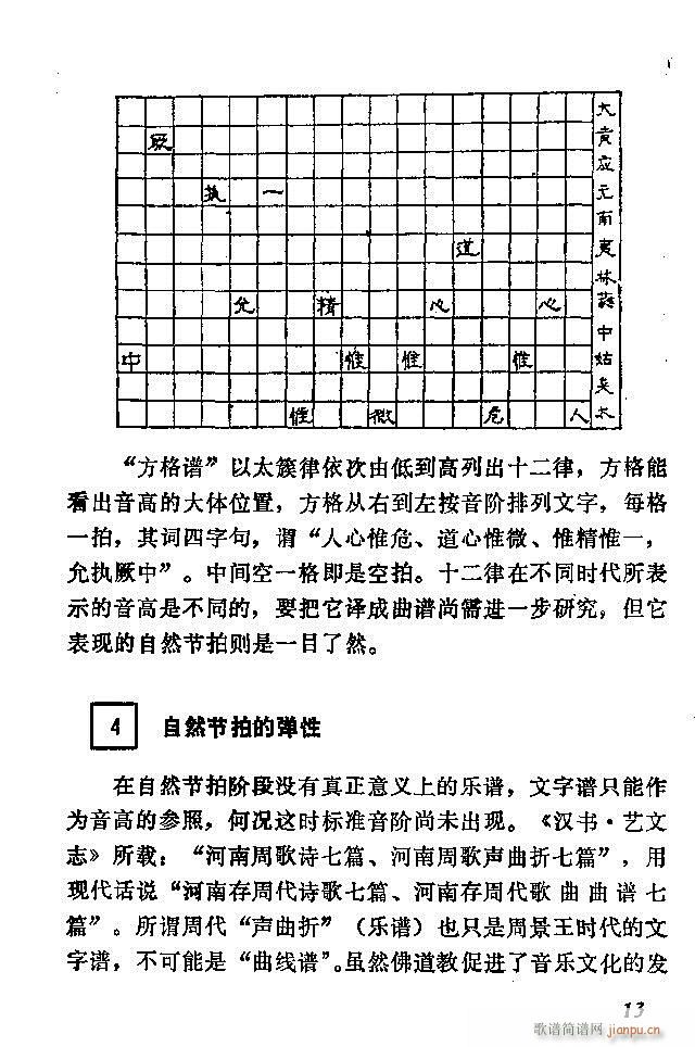 未知 《中国音乐节拍法 目录1-60》简谱