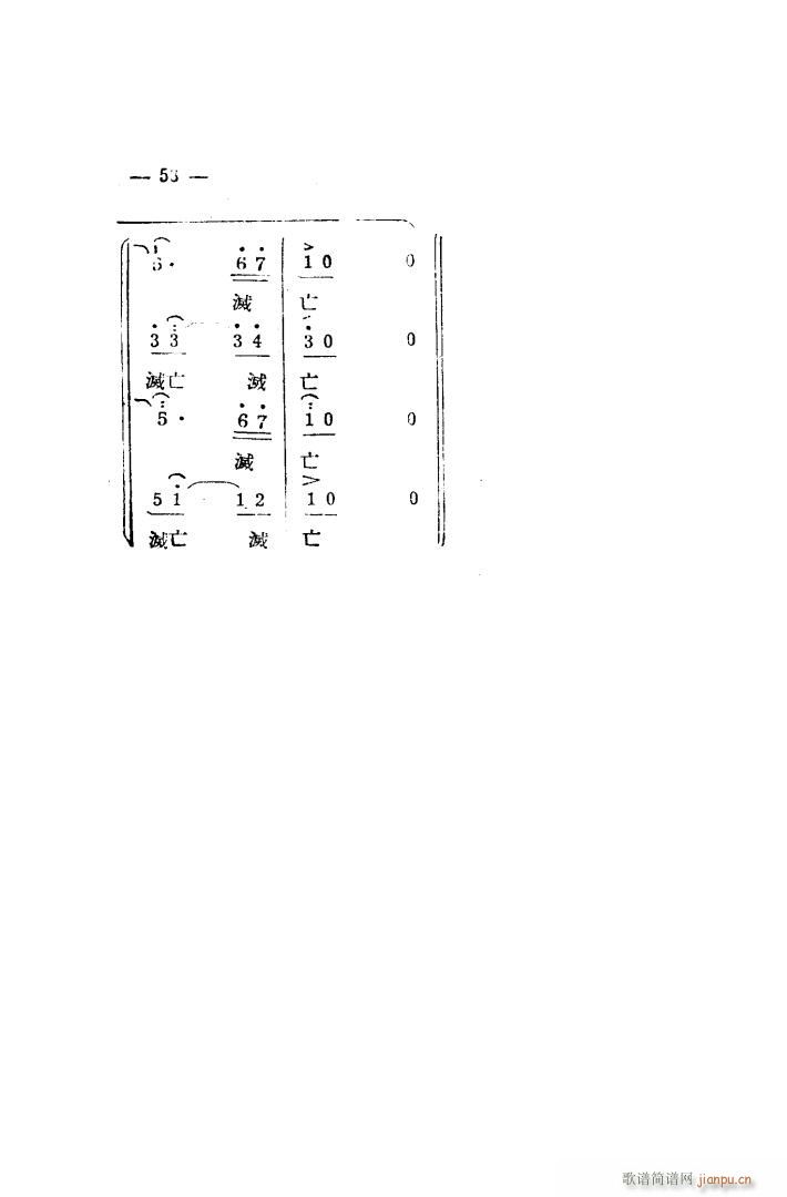 生产大合 《唱（完整本）》简谱