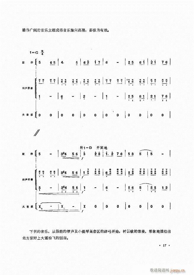 未知 《小型乐队编配b 目录前言 1-60》简谱