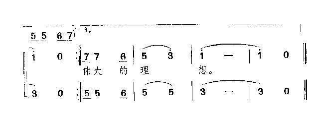 未知 《金色的矿山》简谱