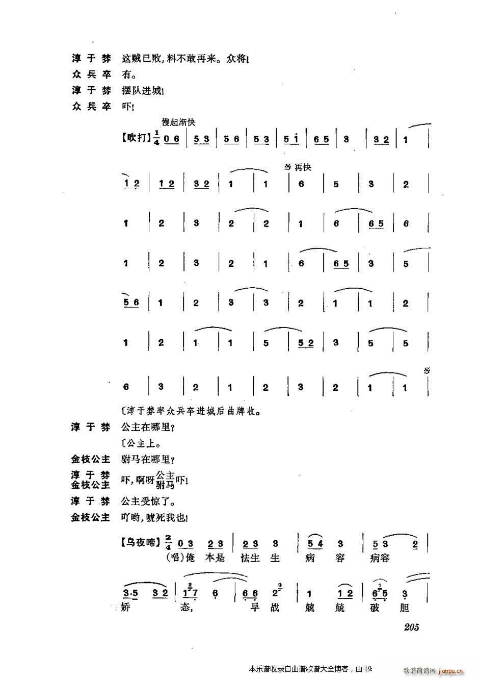 未知 《振飞 201-240 戏谱》简谱