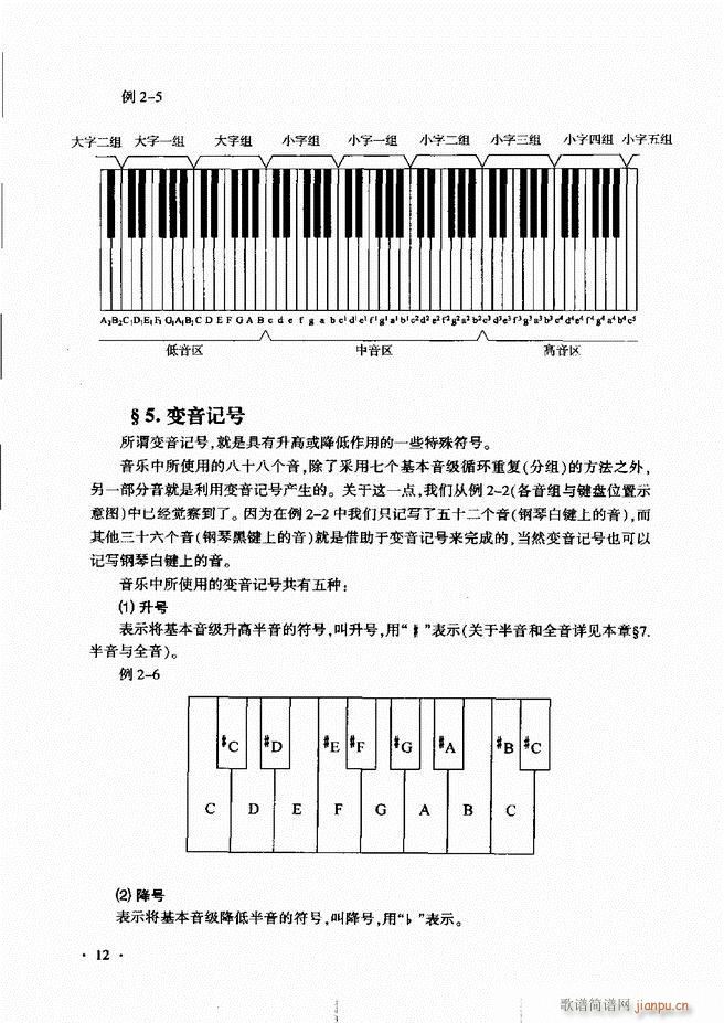 未知 《新音乐基础理论教程 （）目录前言1-60》简谱