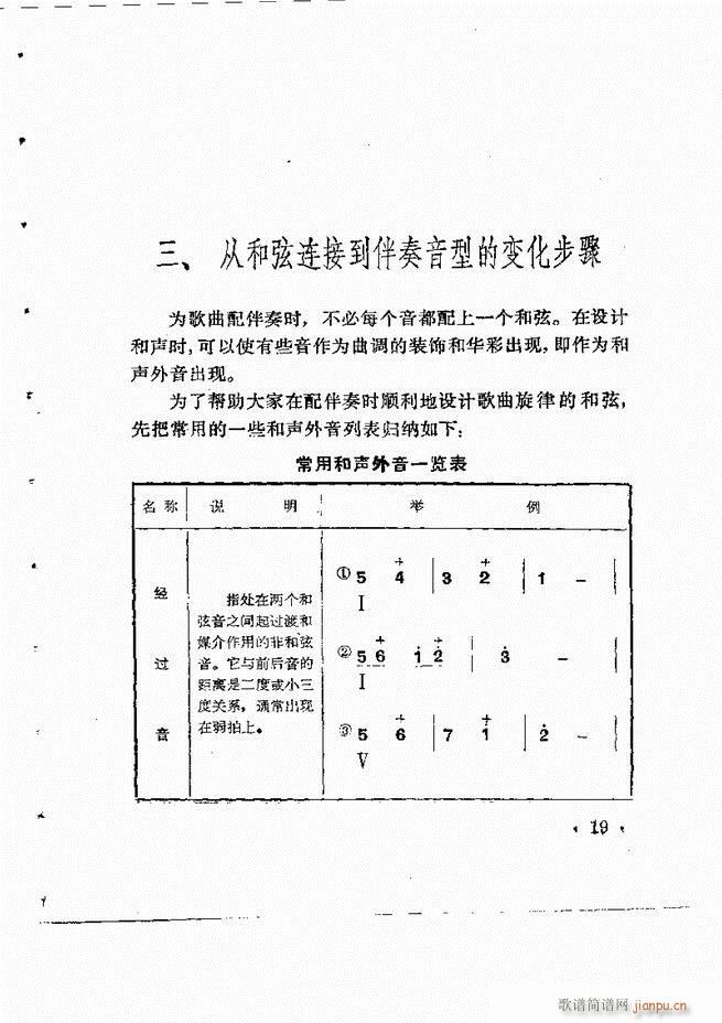 未知 《怎样为歌曲配风琴伴奏》简谱