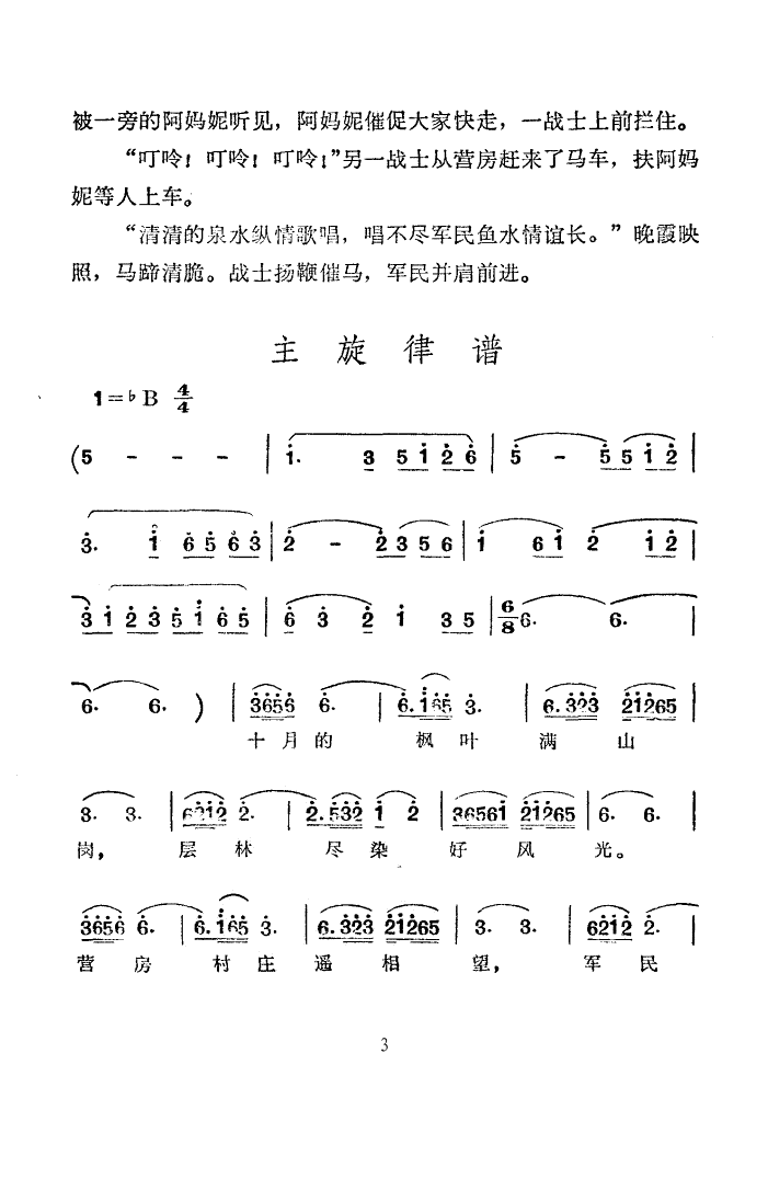 未知 《拥军菜(舞蹈音乐)》简谱