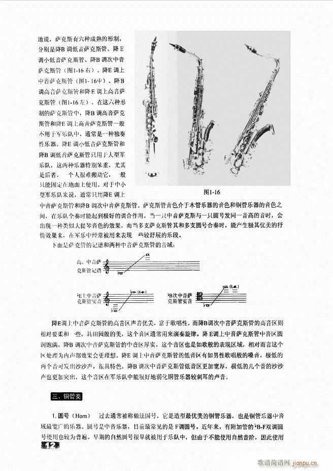 未知 《怎样建立小型军乐队 目录1-50》简谱