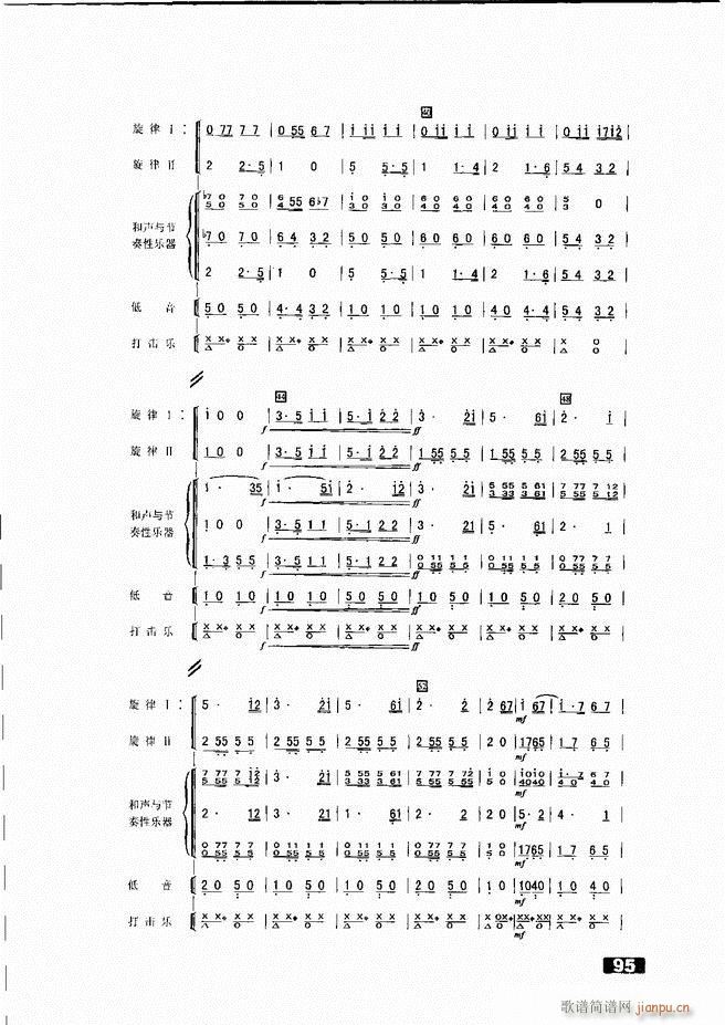 未知 《怎样建立小型军乐队51-104》简谱