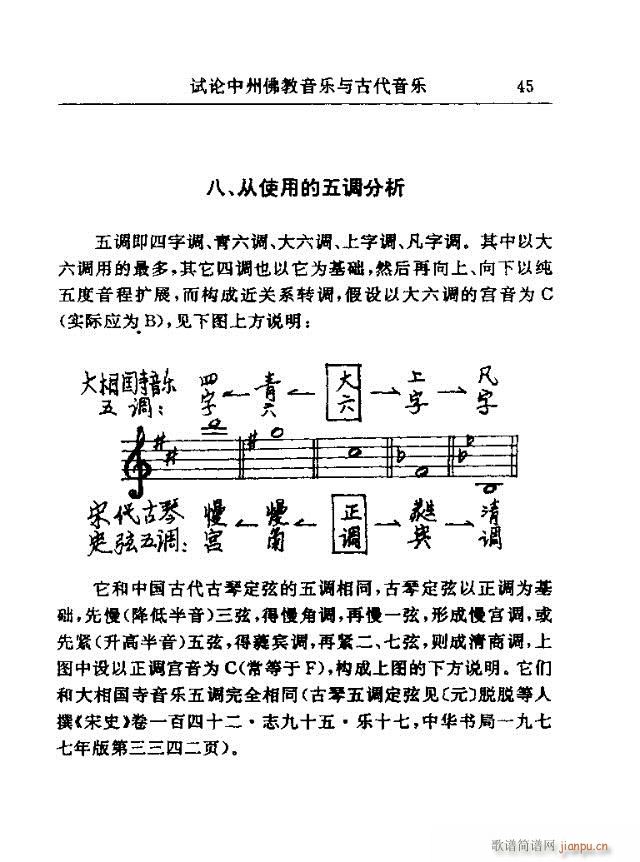 未知 《中州佛教音乐研究：论文选集31-60》简谱