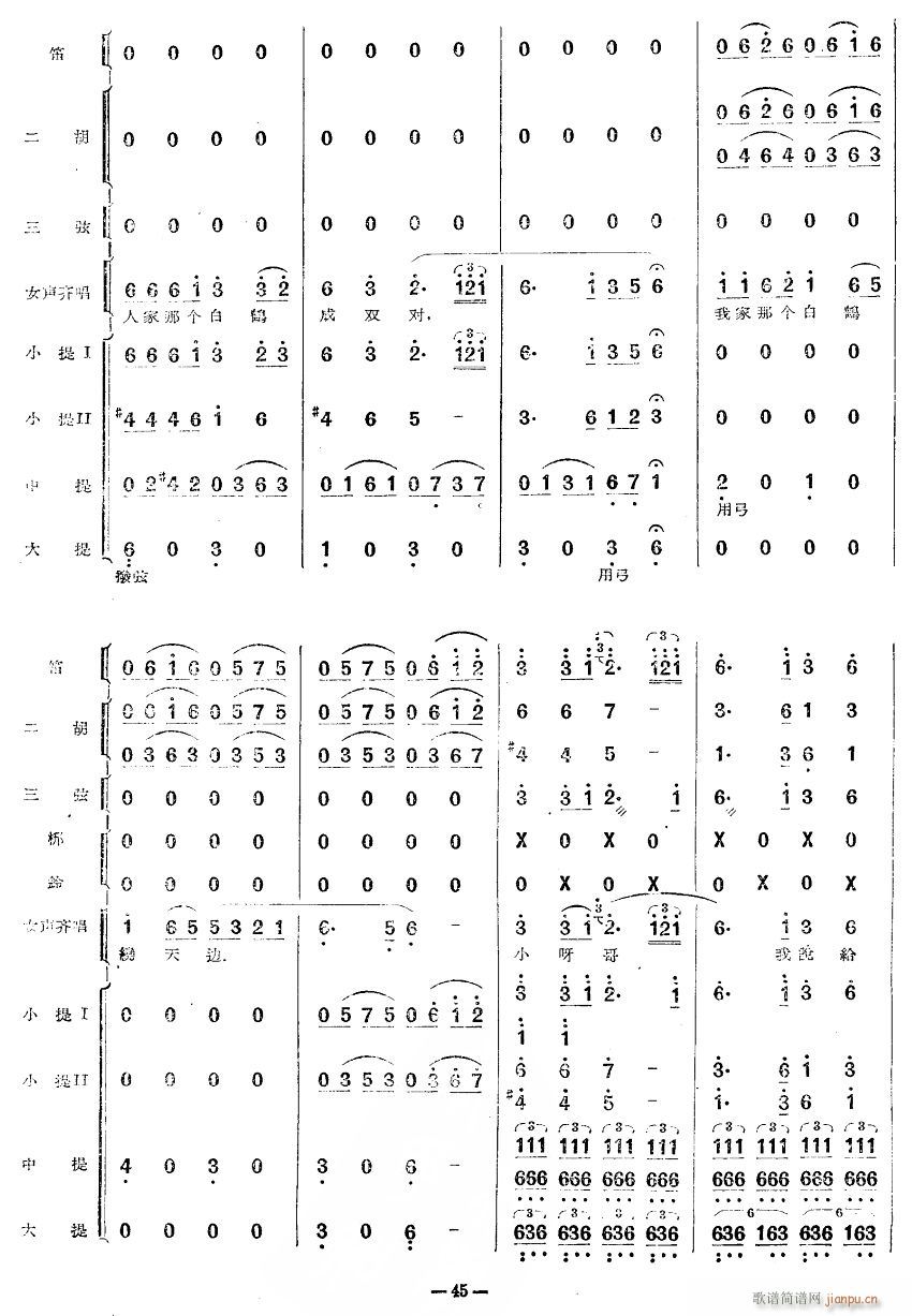 未知 《十大姐舞曲19》简谱