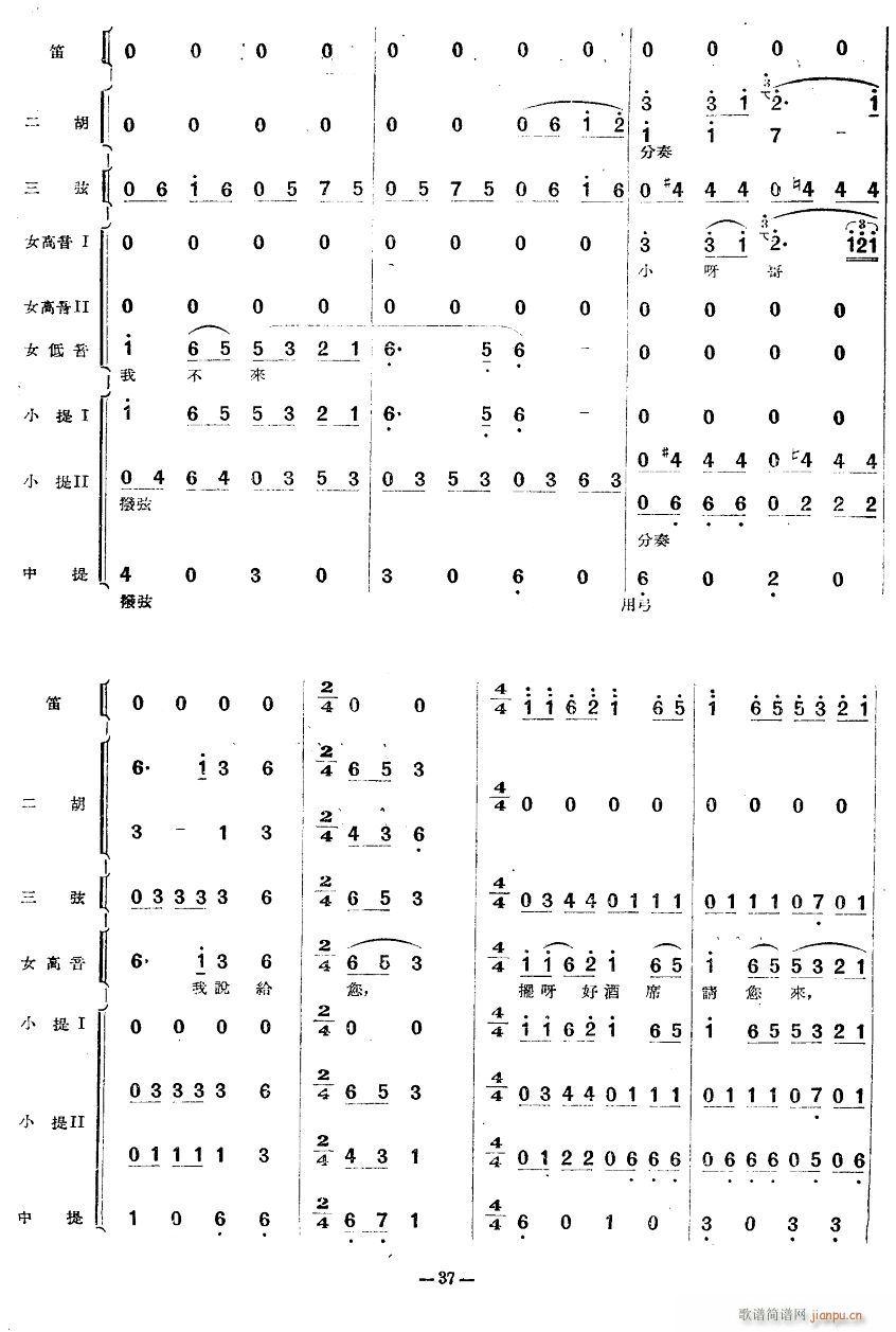 未知 《十大姐舞曲11》简谱