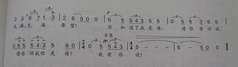 未知 《冰凉的小手》简谱